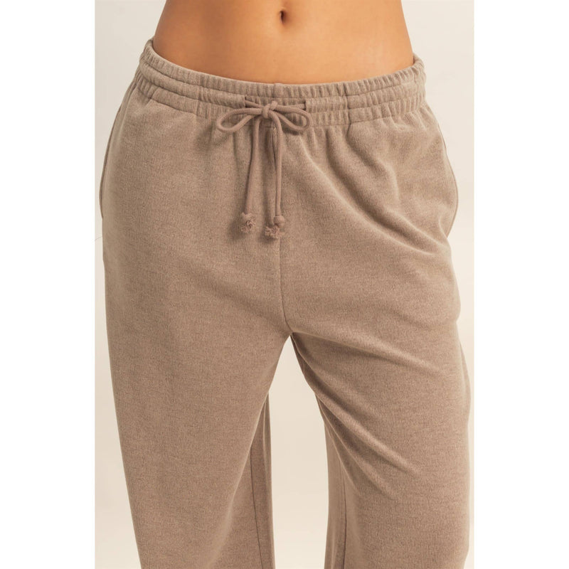 Nicole Soft Ribbed Jogger Pants