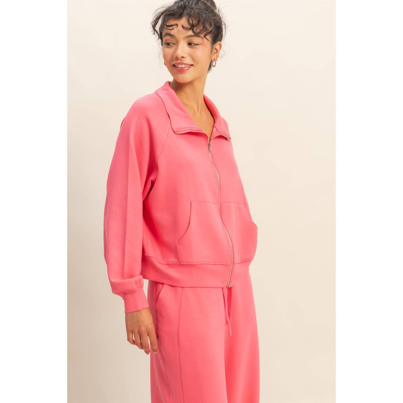 Bethany Full Zip Scuba Jacket