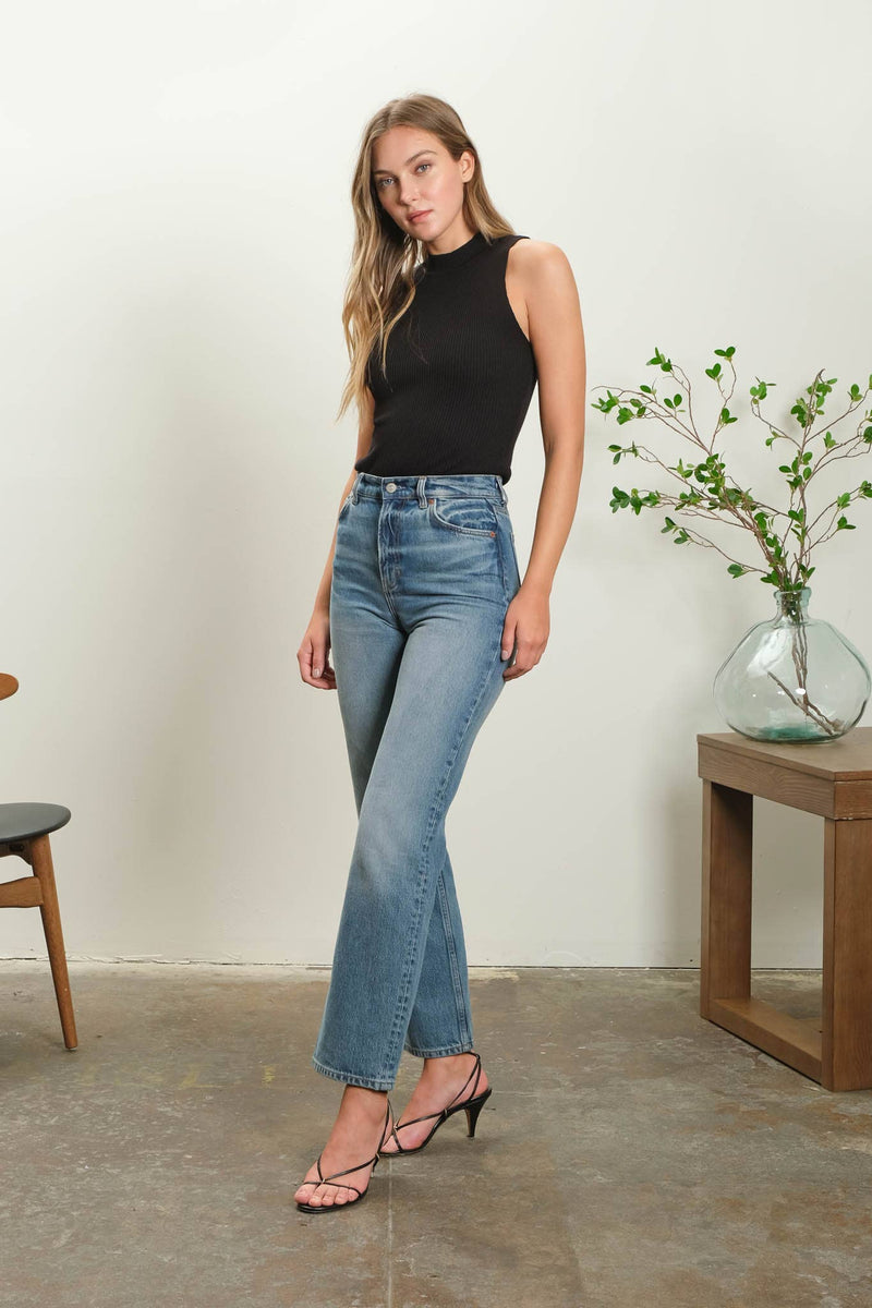 Brynn Mock Neck Sweater Tank