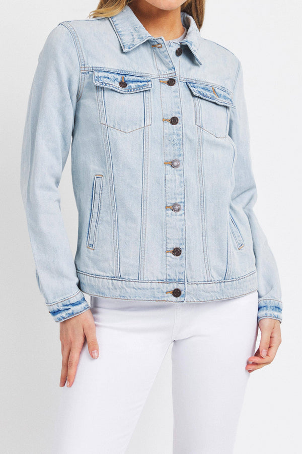 Oversized Classic Denim Jacket Super Light