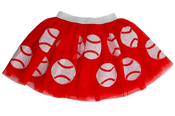 Sequin Baseball Tutu
