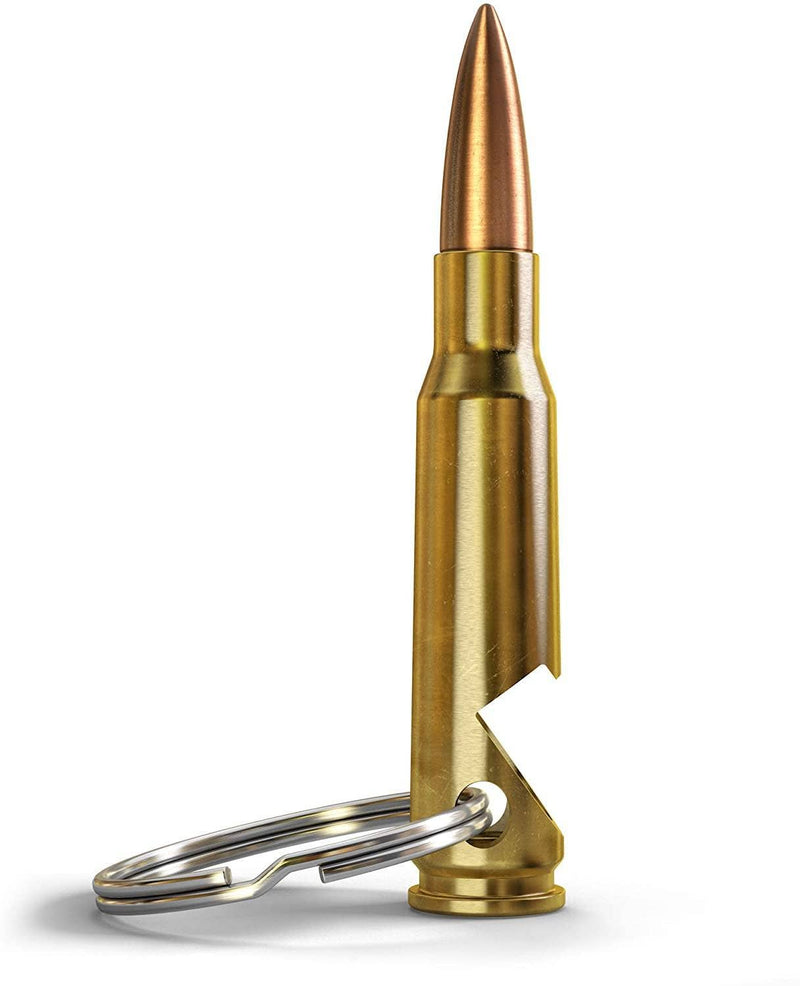 Real Bullet Keychain Bottle Opener - Made in USA