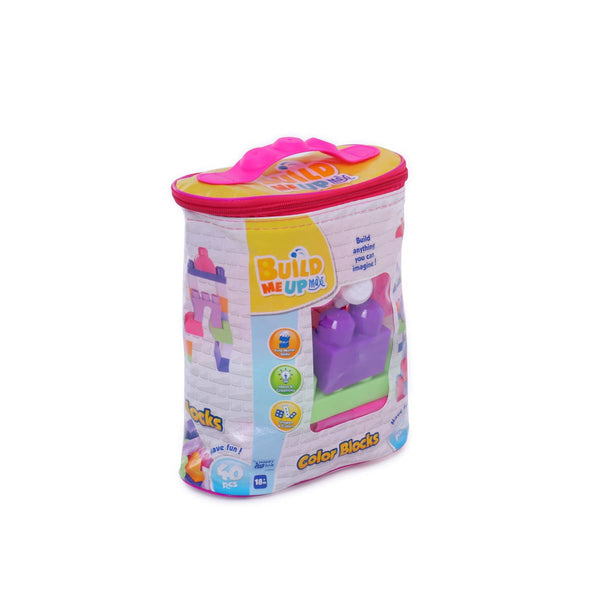 Build Me Up Maxi® | Colorful Block | 80 blocks | Storage Bag