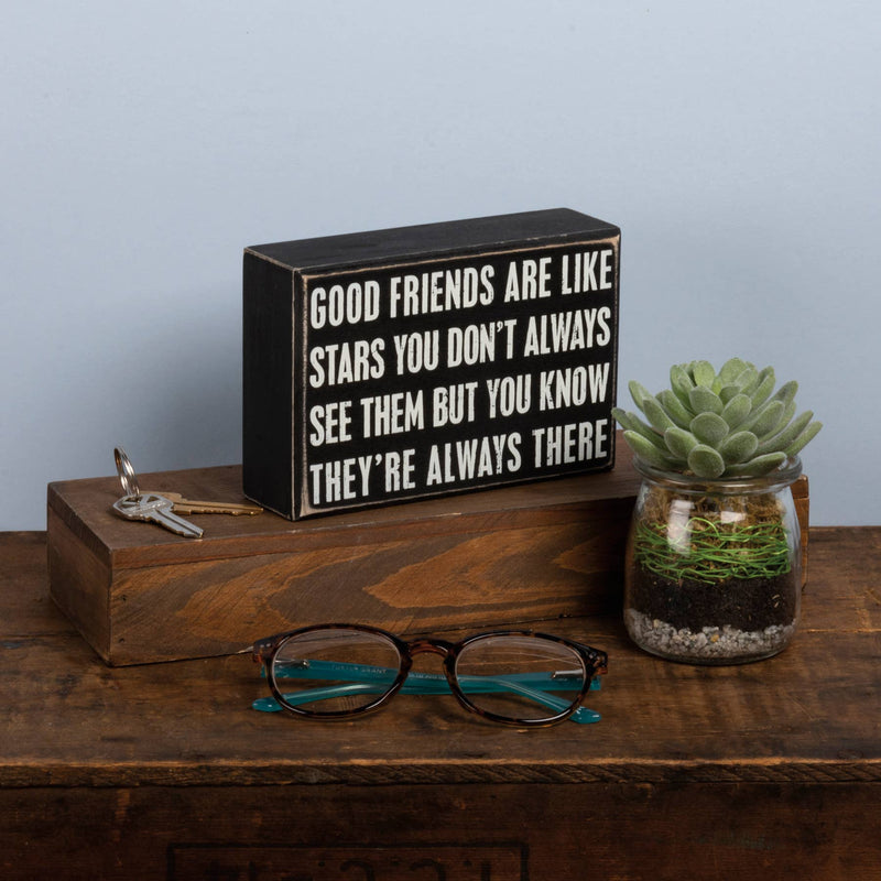Good Friends Box Sign