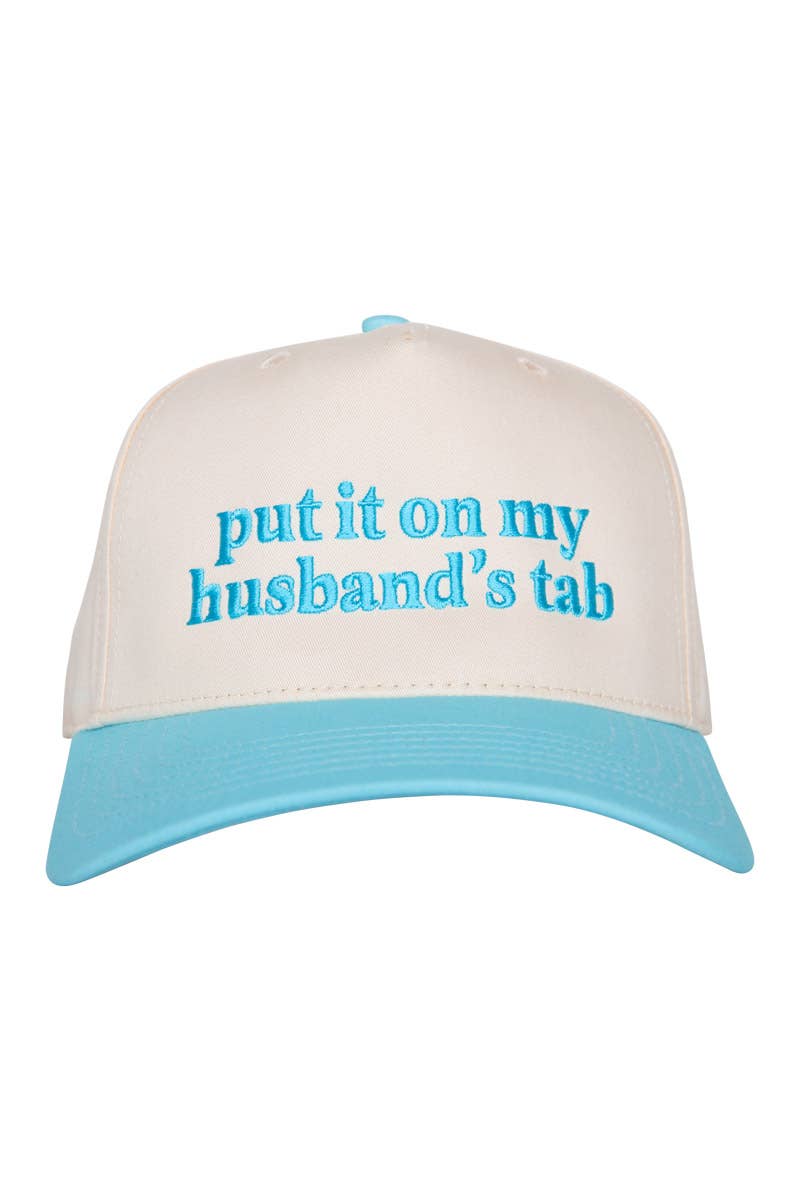 Put It On My Husband's Tab Vintage Hat