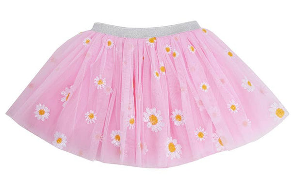 Pink Sequin Daisy Tutu