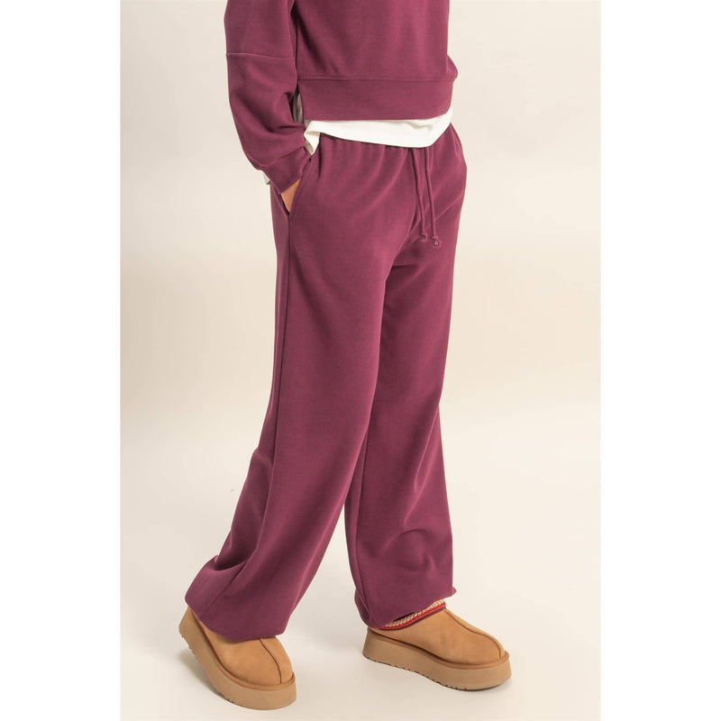 Nicole Soft Ribbed Jogger Pants