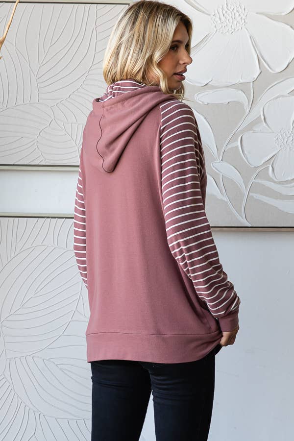 Serena Striped Hood