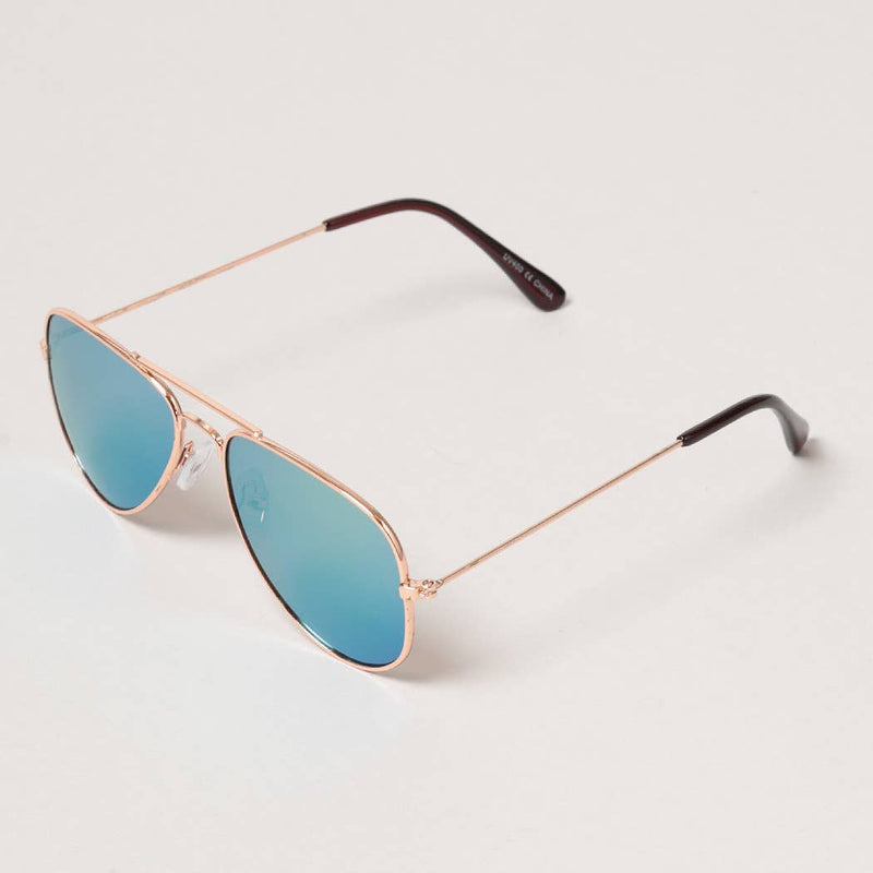 Kid's Tinted Aviator Sunglasses-Various Colors