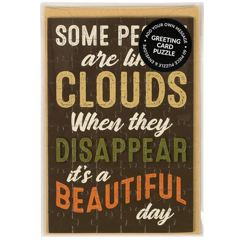 Beautiful Day Puzzle Card
