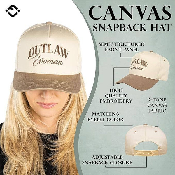 Outlaw Woman Hat- Khaki/Beige