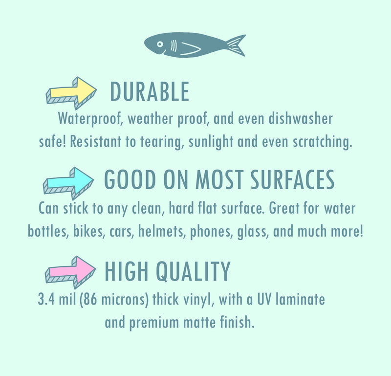 Ape & Chimpanzee, Good Human Vinyl Sticker