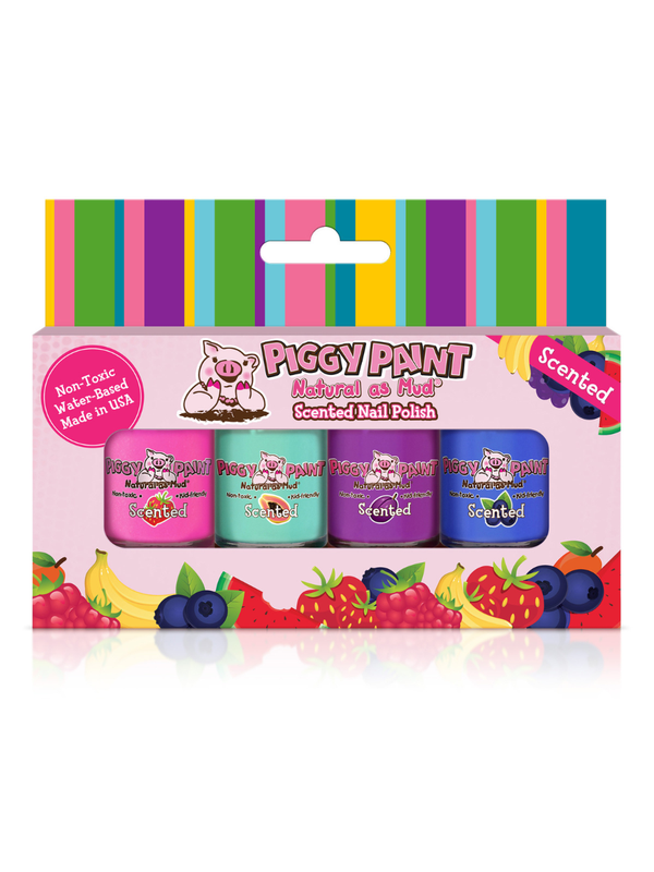 Scented Fruit Fairy Set Non-Toxic Kids Nail Polish