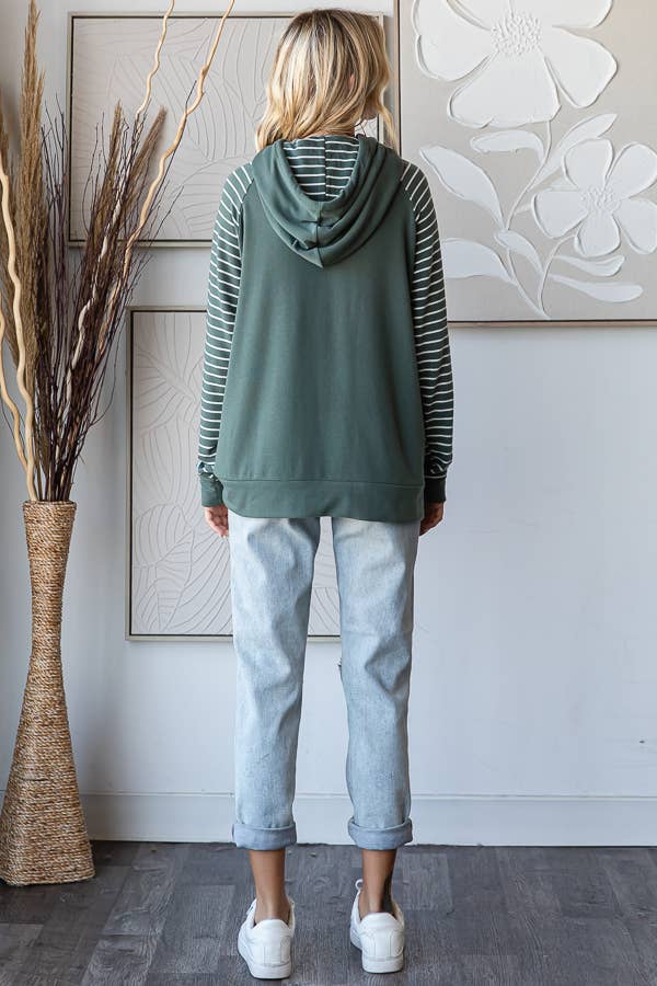 Serena Striped Hood