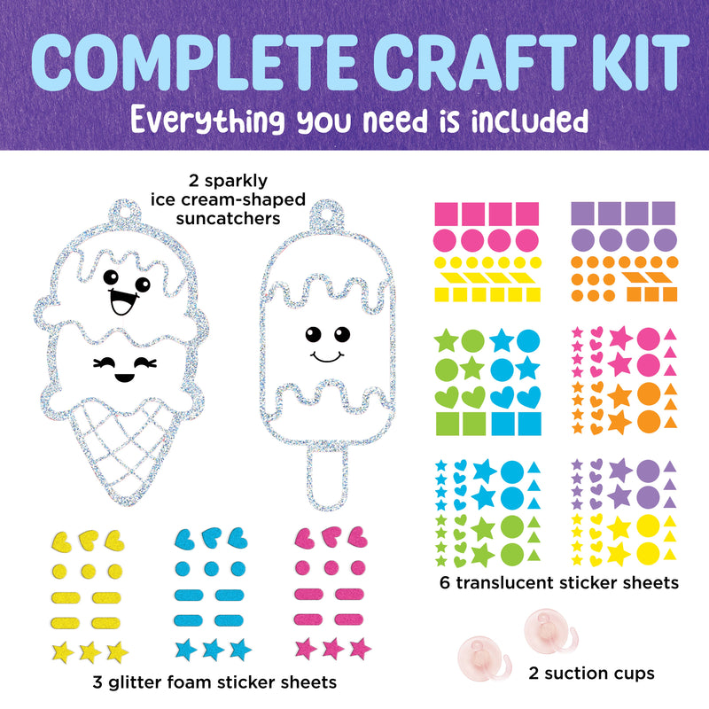 Sticker Suncatchers Mini Craft Kit for Kids