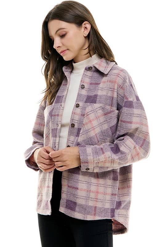 Lilliana Plaid Jacket