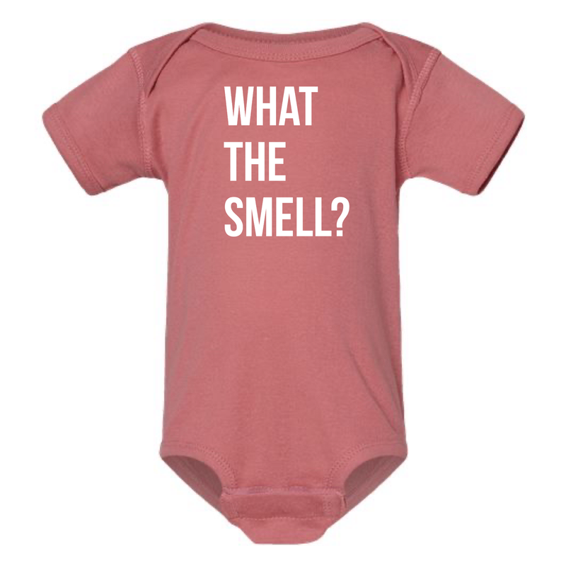 What The Smell Onesie- Black