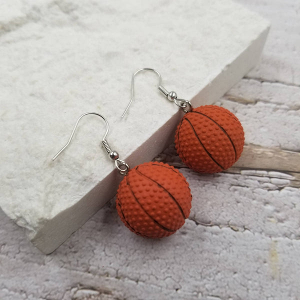 Basketball Drop Earrings