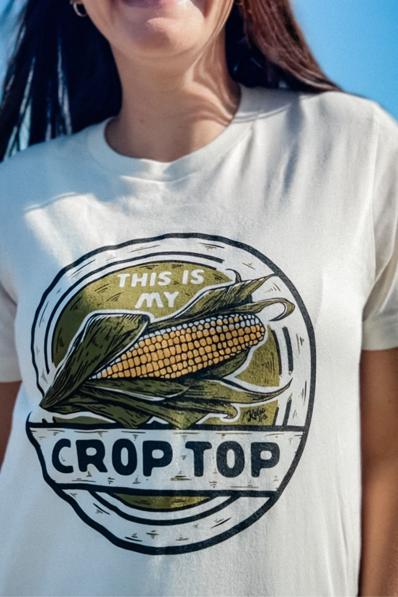 This Is My Crop Top Tee Graphic Tee