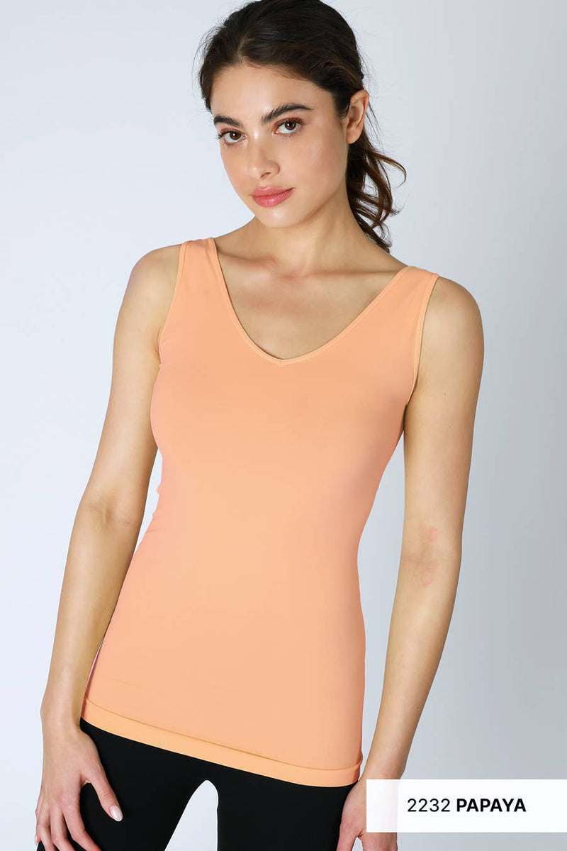 Reversible Tank Top- White