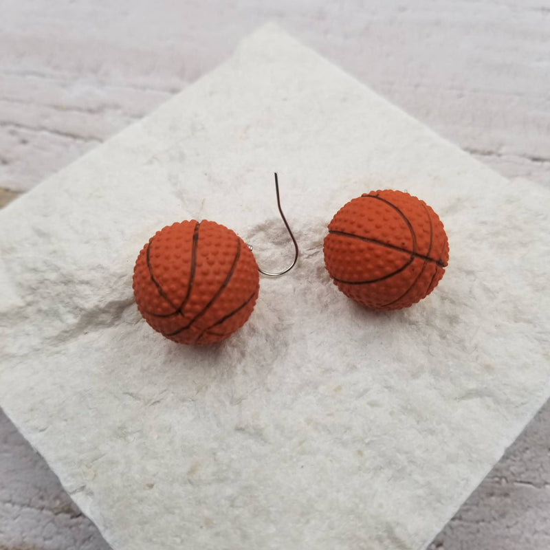 Basketball Drop Earrings