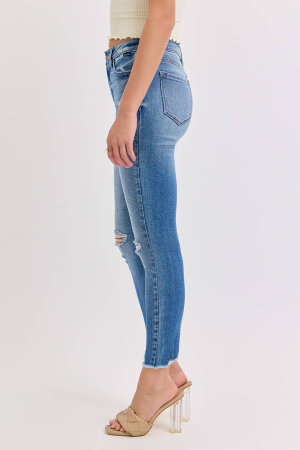 Mid Rise Crop Skinny