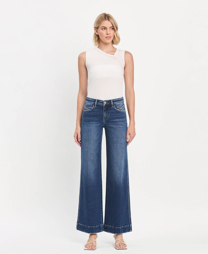 Bethani Wide Leg Jeans by Flying Monkey