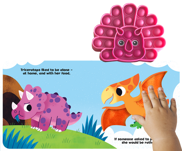 Little Triceratops - Your Sensory Fidget Book