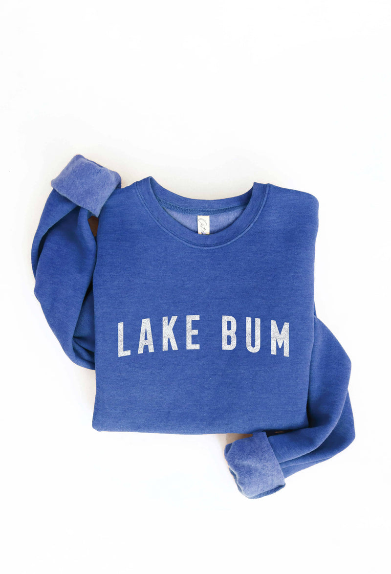 LAKE BUM Graphic Sweatshirt-Dusty Sage