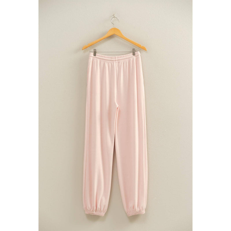 Nicole Soft Ribbed Jogger Pants