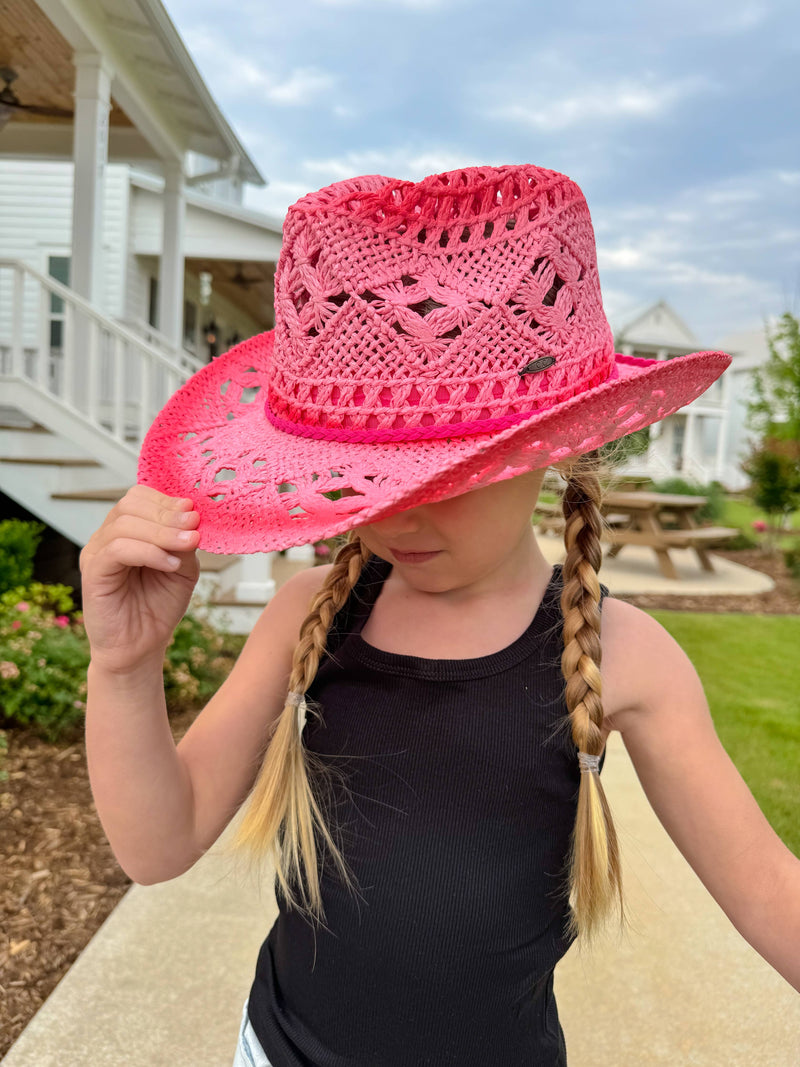 Kids Pink Cowboy hat