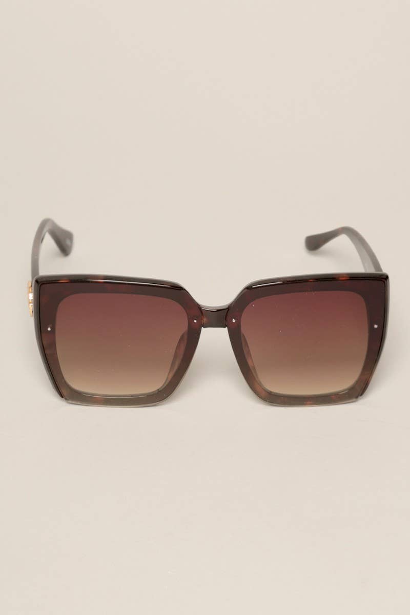 Tinted Lenses Square Sunglasses