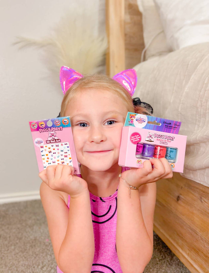 SuperKitties 4-Polish Box Set - Kids Non-toxic Nail Polish