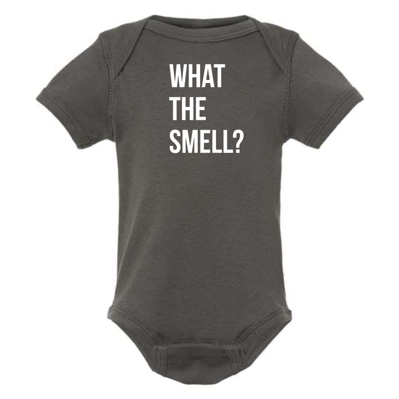 What The Smell Onesie- Black