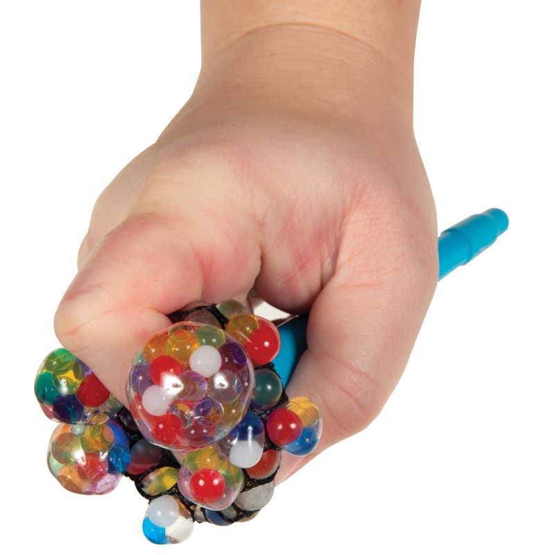 Rainbow Mesh Boba Ball Pen