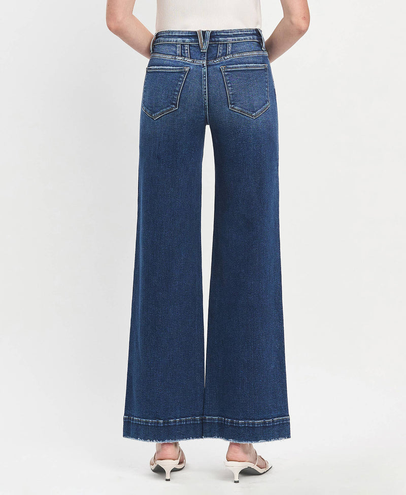 Bethani Wide Leg Jeans by Flying Monkey