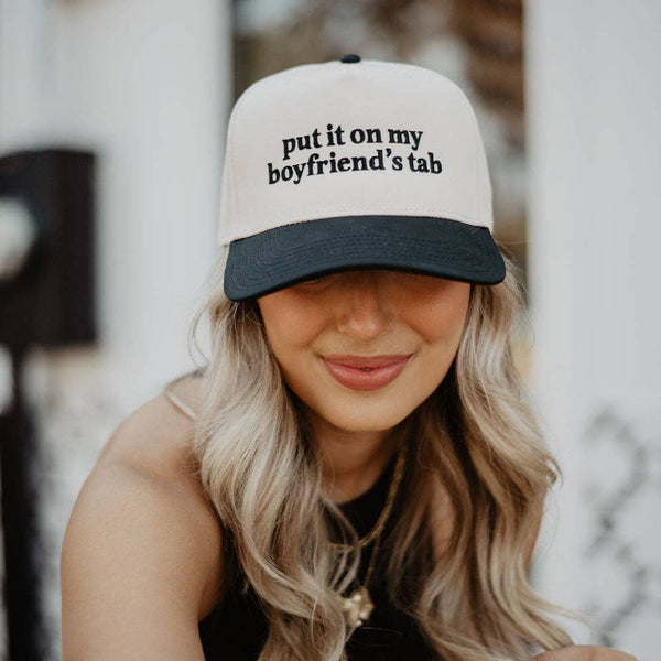 Put It On My Boyfriend's Tab Vintage Hat