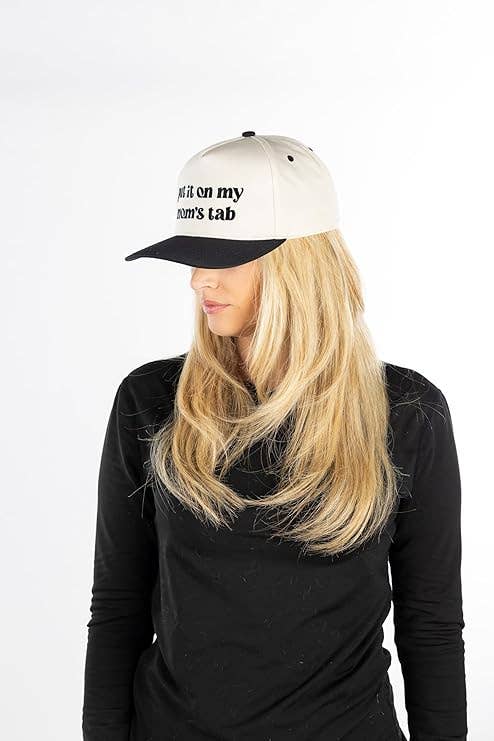 Put It On My Mom's Tab Trucker Hat