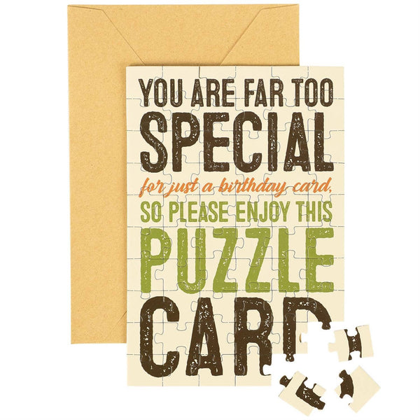 Far Too Special Puzzle Card