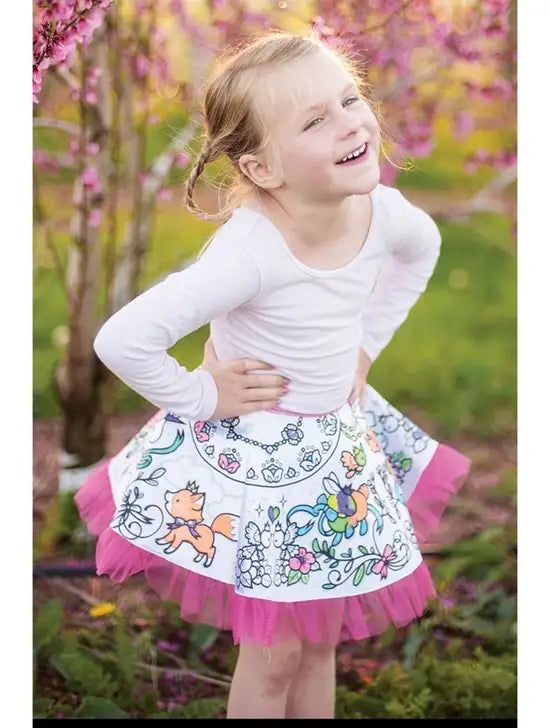 Colour-A-Skirt- Unicorns