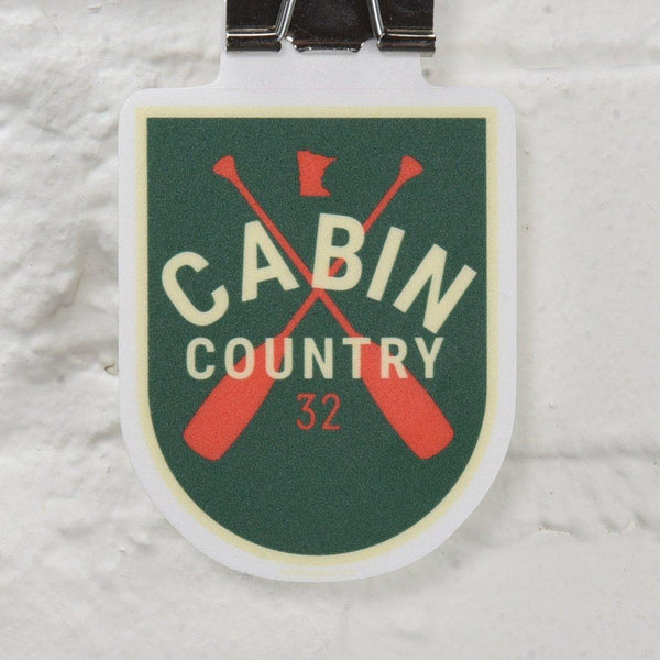 Cabin Country Sticker