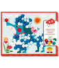 Pom pom picture kit with colorful pom poms and a cartoon character on a white background