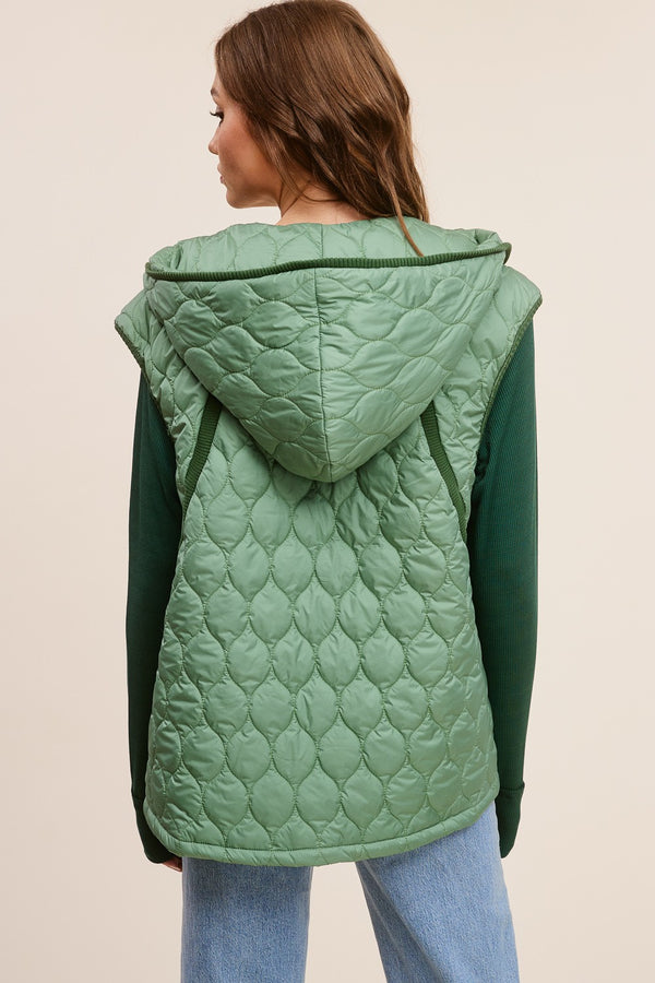 Hooded Quilt Vest