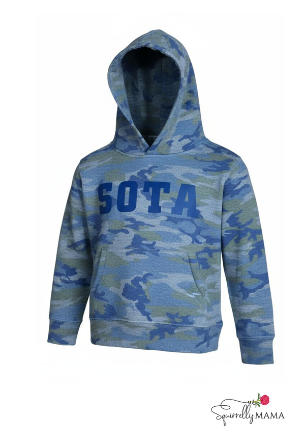 Vintage Camo Sota Toddler Hoodie