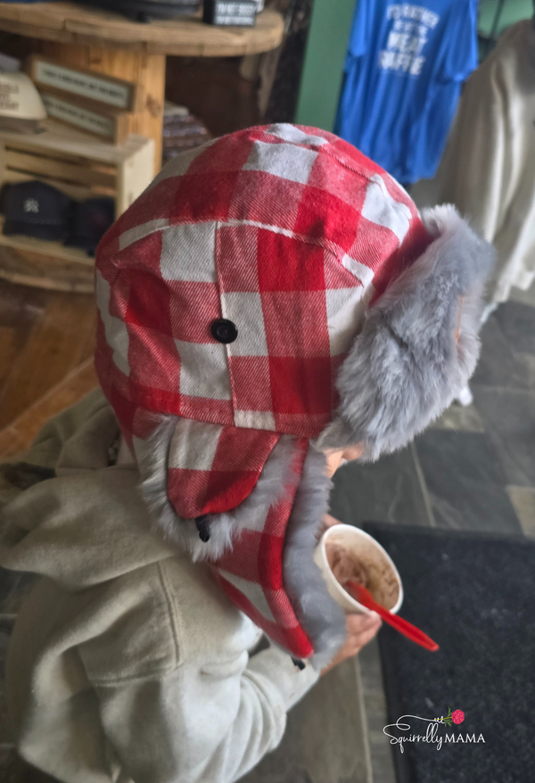 MN Trapper Hat- Red/White/Gray