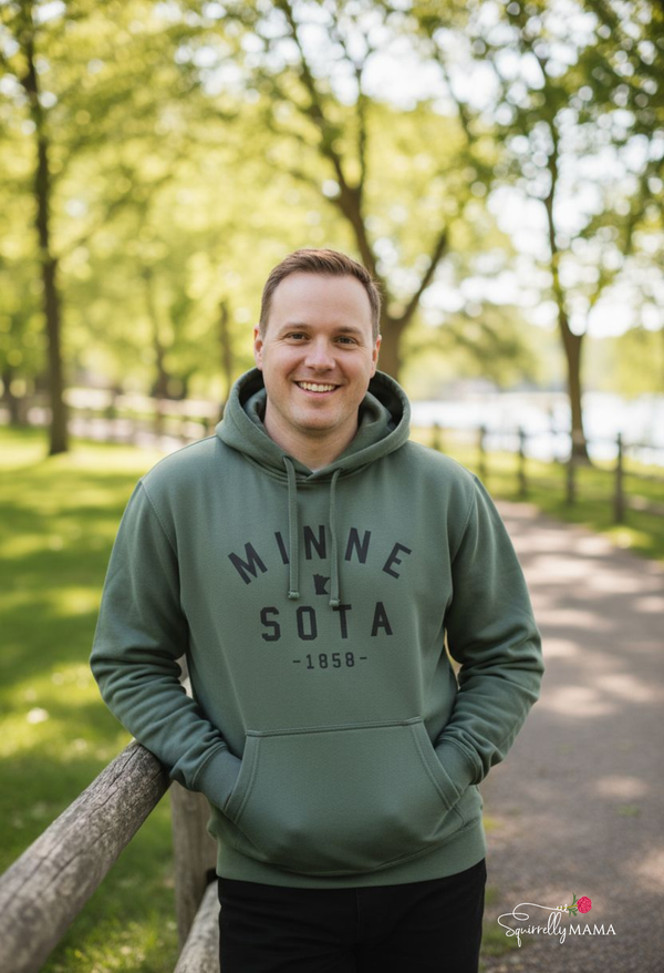 Washed Green Minnesota Hoodie