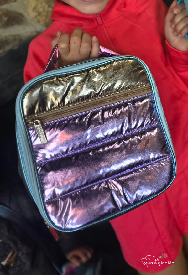 Color Block Puffy Lunch Box