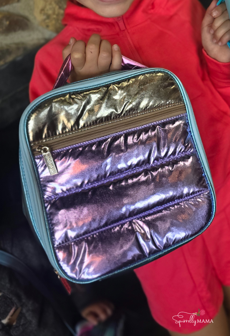 Color Block Puffy Lunch Box