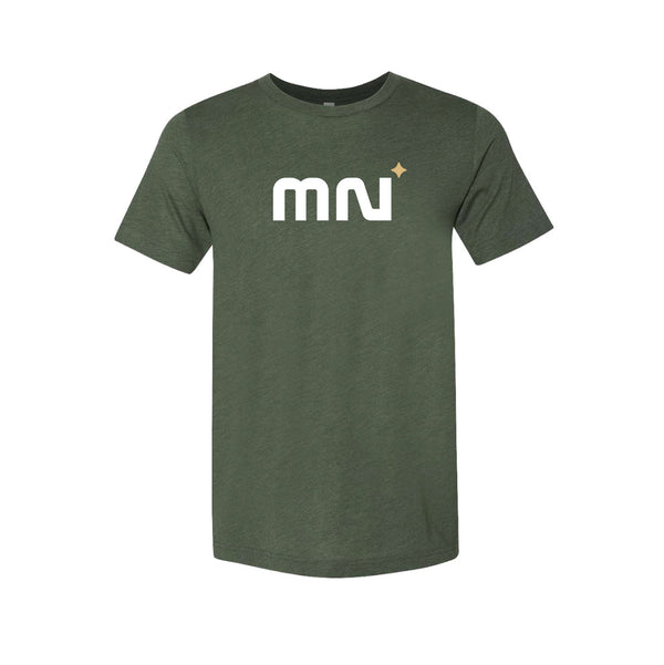 MN North Star T-Shirt- Military Green