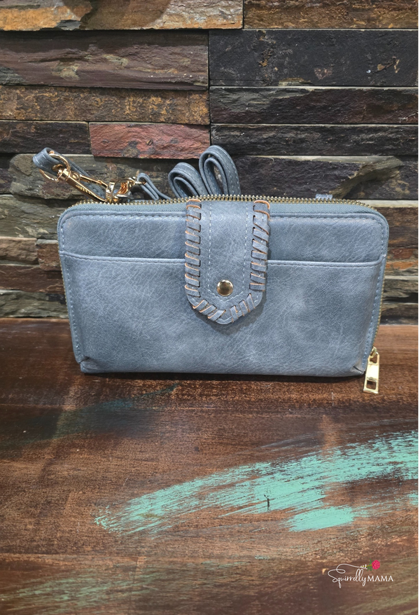 Abby Smartphone Wallet Crossbody: Multiple Colors